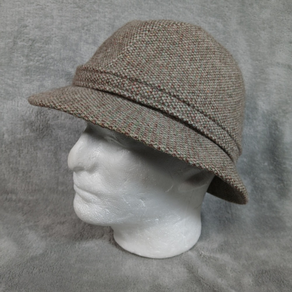 Vintage Kangol Bucket Hat Mens L Tweed Regular Wool Blend Casual